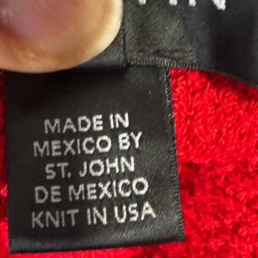 St. John vibrant red
